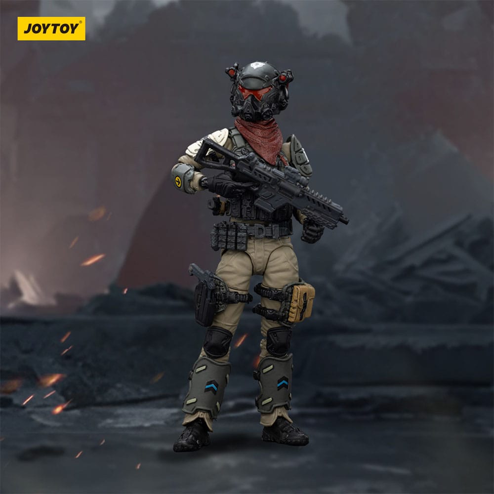 APOC Series Dark Source Action Figure Stellar Scar Assault Team Gravelgold 22 cm