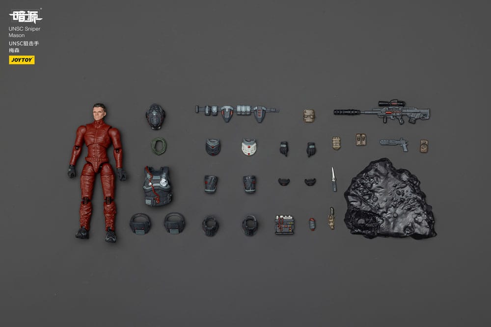 UNSC Dark Source Action Figur Sniper Mason 7 cm