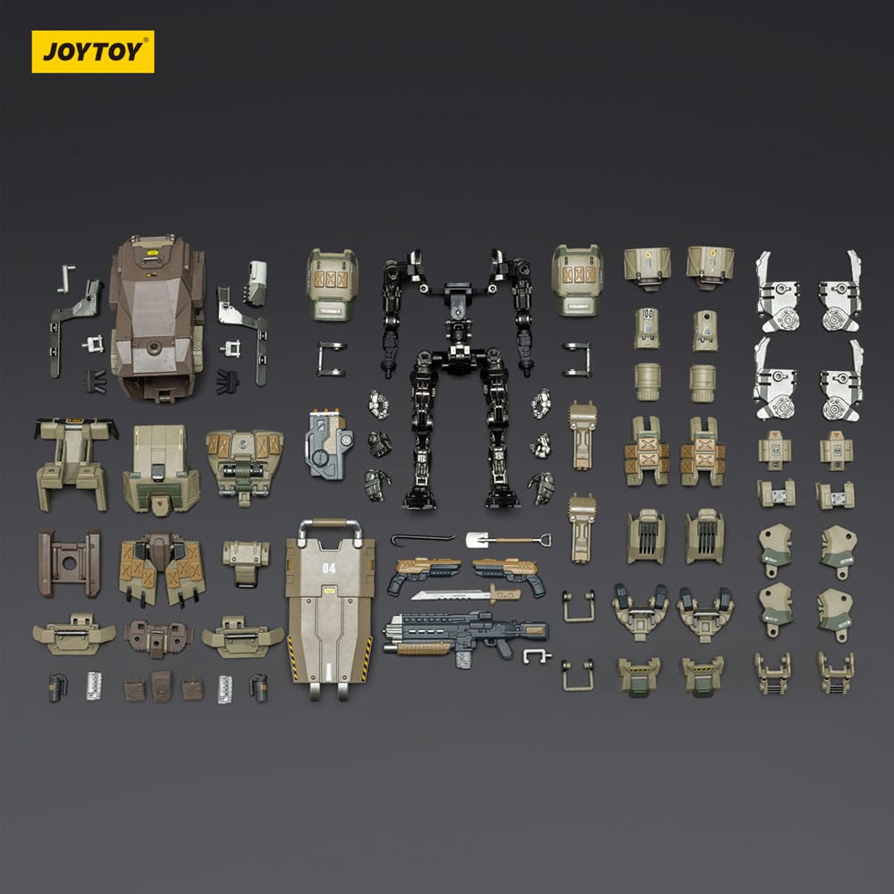 Dark Source Action Figur APOC Series Iron Vanguard Heavy Assault Mech 16 cm