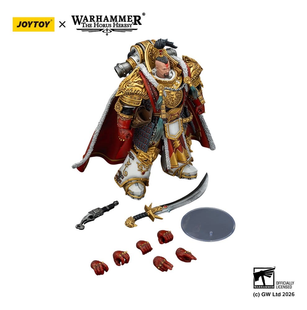 Warhammer The Horus Heresy Action Figure White Scars Jaghatai Khan Primarch of the Vth Legion 19 cm