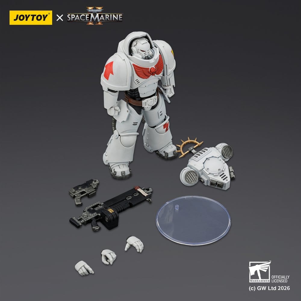 Warhammer 40,000 Action Figure Game Edition White Scars Heavy Intercessor 13 cm