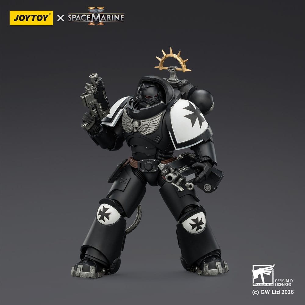 Warhammer 40,000 Action Figure Game Edition Black Templars Heavy Intercessor 13 cm