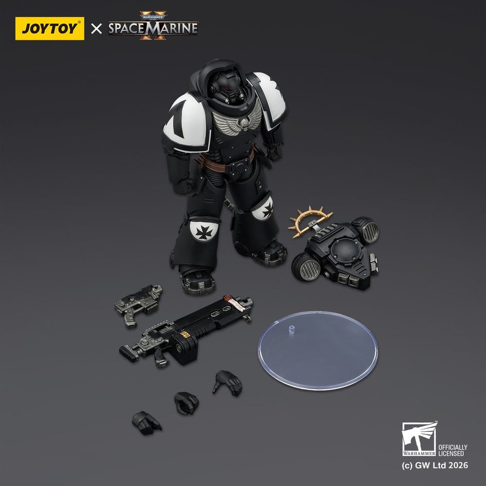 Warhammer 40,000 Action Figure Game Edition Black Templars Heavy Intercessor 13 cm