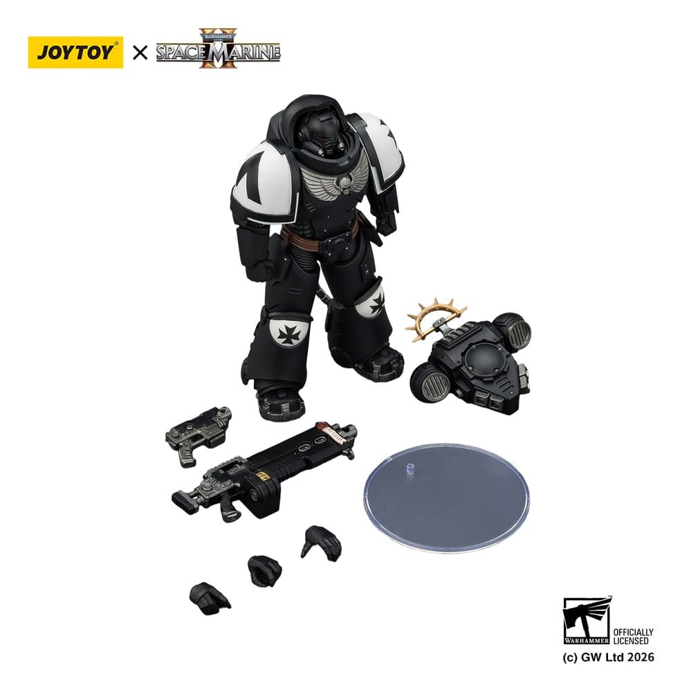 Warhammer 40,000 Action Figure Game Edition Black Templars Heavy Intercessor 13 cm
