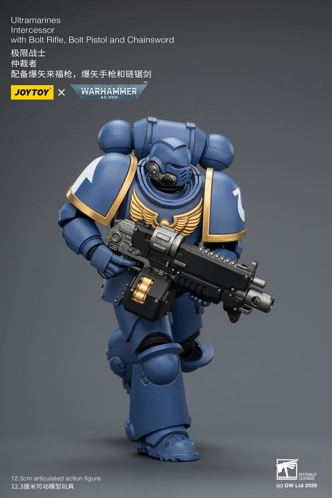 Warhammer 40,000 Action Figure Ultramarines Intercessor 12 cm