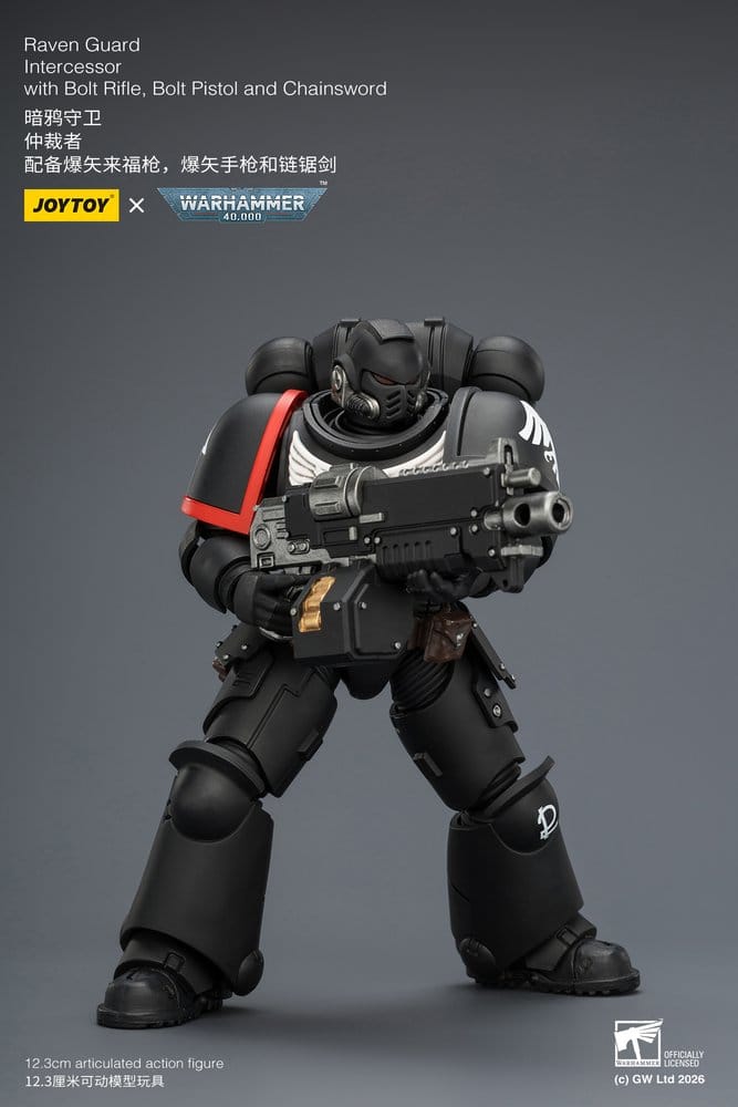 Warhammer 40,000 Action Figure Raven Guard Intercessor 12 cm