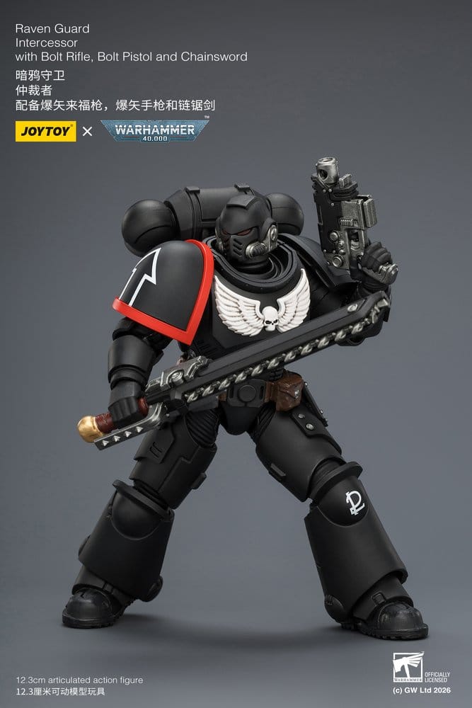Warhammer 40,000 Action Figure Raven Guard Intercessor 12 cm