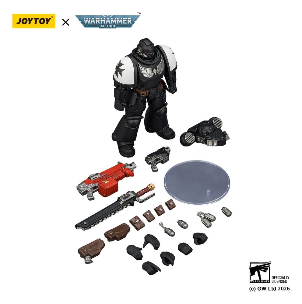 Warhammer 40,000 Action Figure Black Templars Intercessor 12 cm