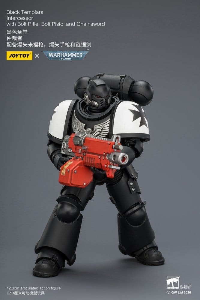 Warhammer 40,000 Action Figure Black Templars Intercessor 12 cm