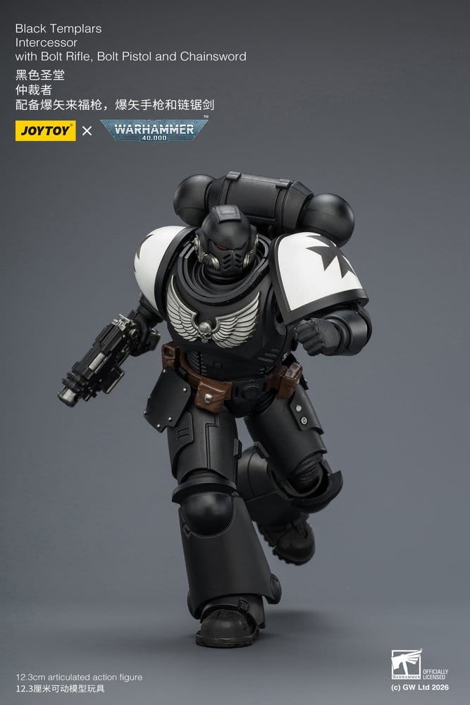 Warhammer 40,000 Action Figure Black Templars Intercessor 12 cm