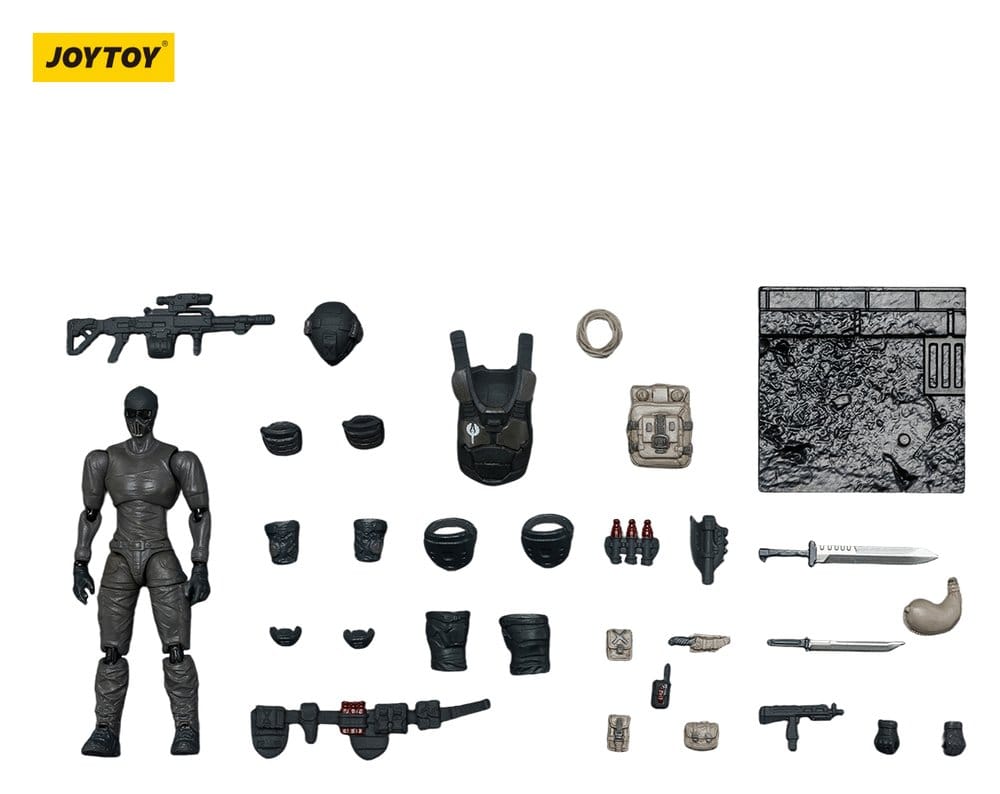 Dark Source Action Figure Steel Ride Corps Assaulter Echo 8 cm