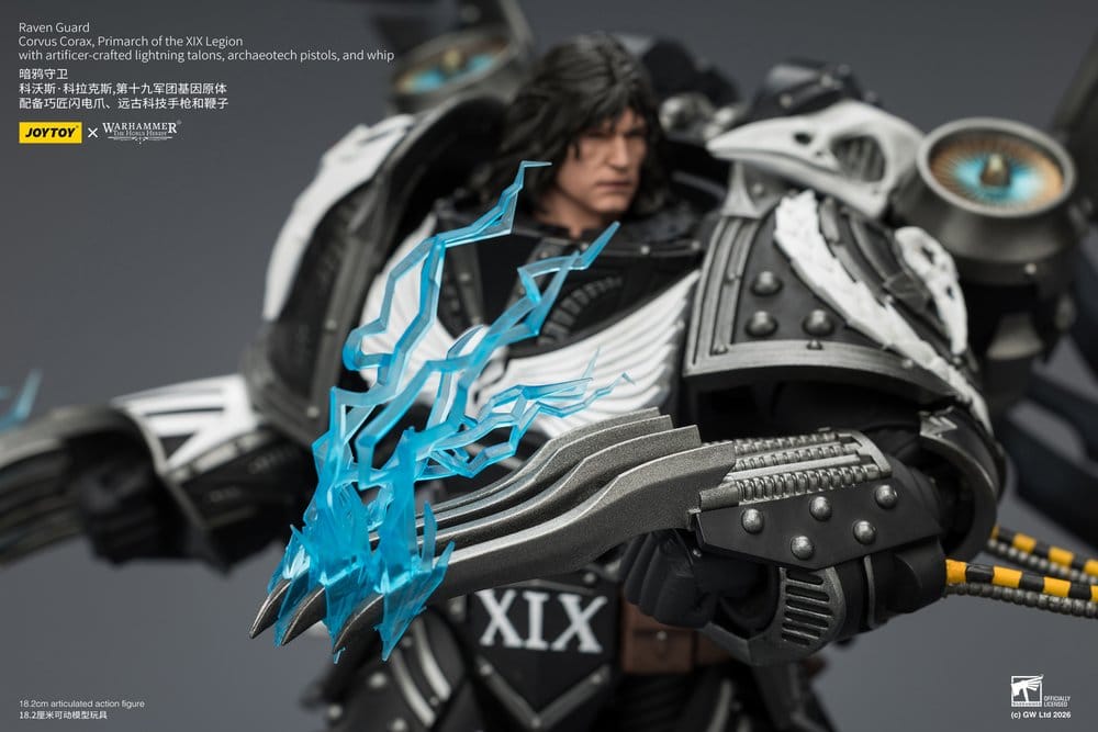 Warhammer 40,000 Action Figure Raven Guard Corvus Corax, Primarch of the XIX Legion 18 cm