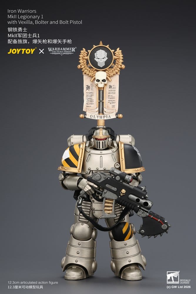 Warhammer The Horus Heresy Action Figure Iron Warriors MkII Legionary 1:12 cm