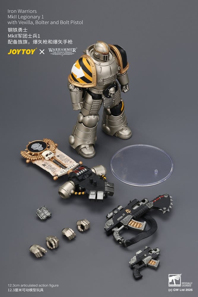 Warhammer The Horus Heresy Action Figure Iron Warriors MkII Legionary 1:12 cm