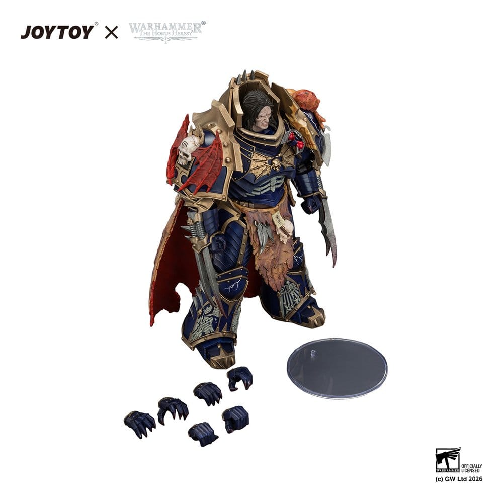 Warhammer The Horus Heresy Action Figure Night Lords Konrad Curze Primarch of the Night Lords Legion 19 cm