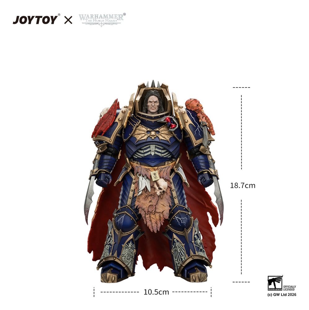 Warhammer The Horus Heresy Action Figure Night Lords Konrad Curze Primarch of the Night Lords Legion 19 cm