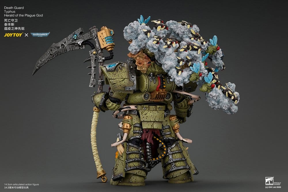 Warhammer Action Figure Death Guard Typhus Herald of the Plague God 15 cm