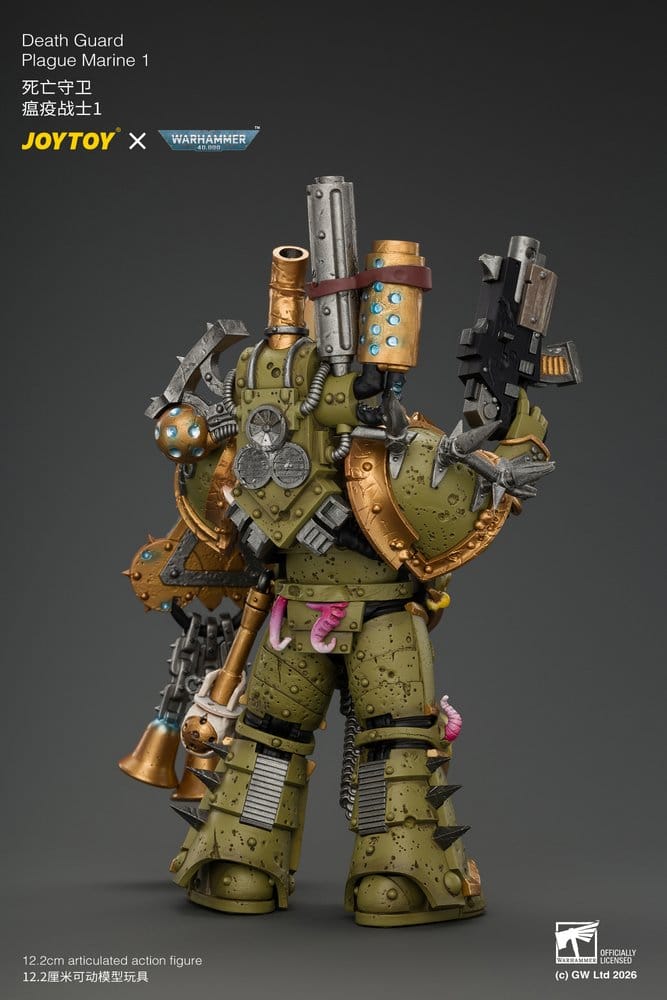 Warhammer Action Figure Death Guard Plague Marine 1 12 cm
