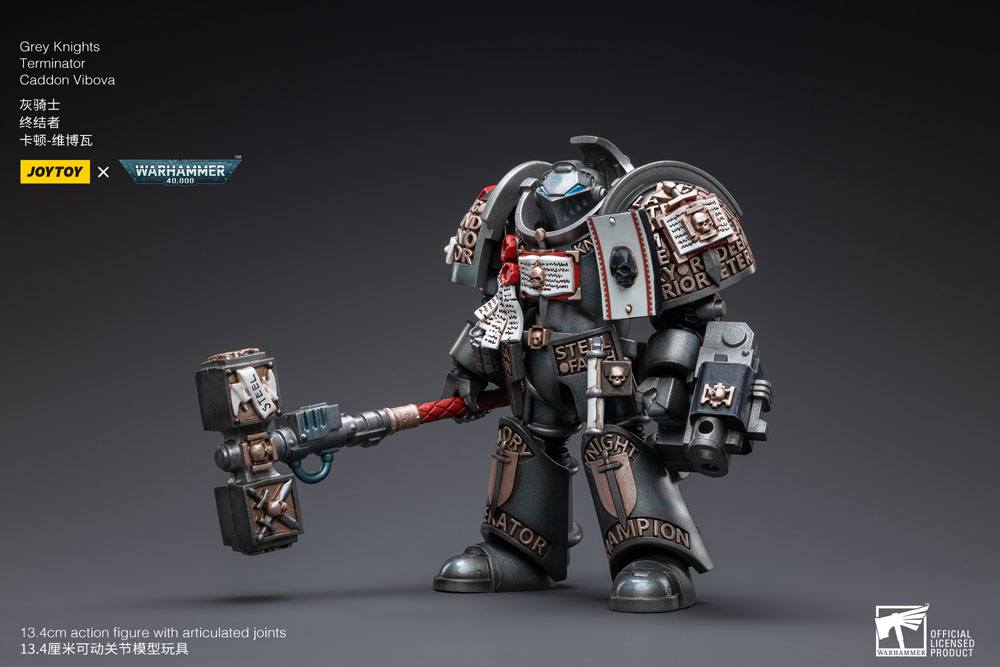 Warhammer 40k Action Figure 1/18 Gray Knights Terminator Caddon Vibova 13 cm