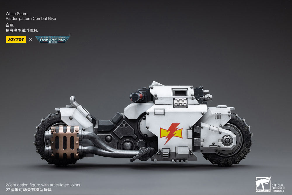 Warhammer 40k Vehicle 1/18 White Scars Raider-pattern Combat Bike 22 cm