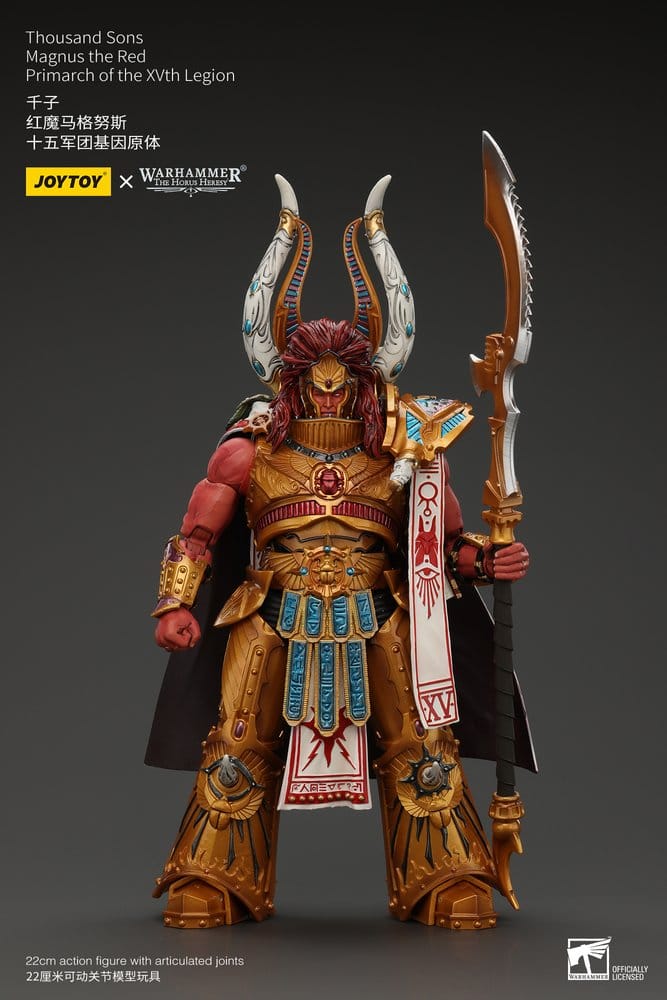 Warhammer The Horus Heresy Action Figure 1/18 Thousand Sons Magnus the Red Primarch of the XVth Legion 12 cm