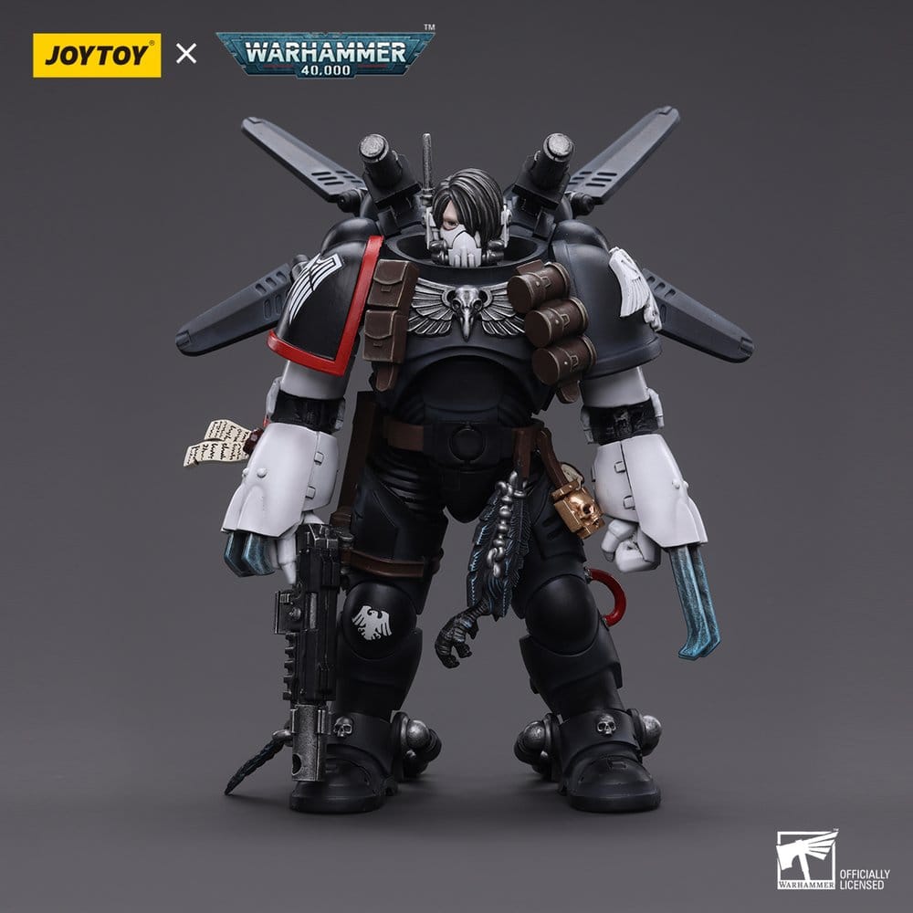 Warhammer 40k Action Figure 1/18 Raven Guard Chapter Master Kayvaan Shrike 12 cm