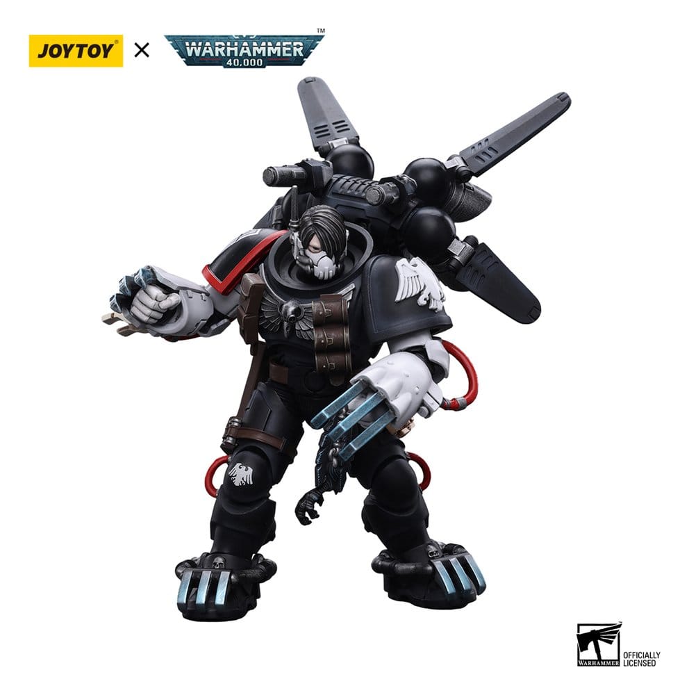 Warhammer 40k Action Figure 1/18 Raven Guard Chapter Master Kayvaan Shrike 12 cm