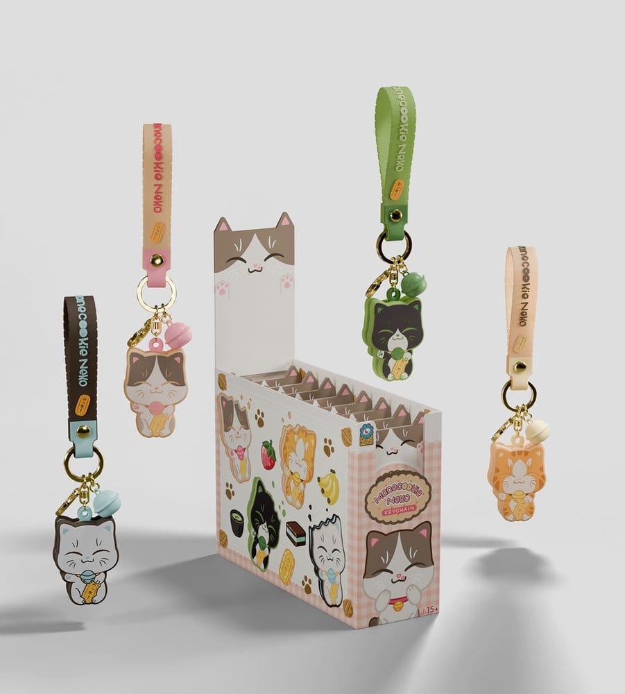 Manecookie Neko Silicone-Keychain S1 13 cm Blind Box Display (8)
