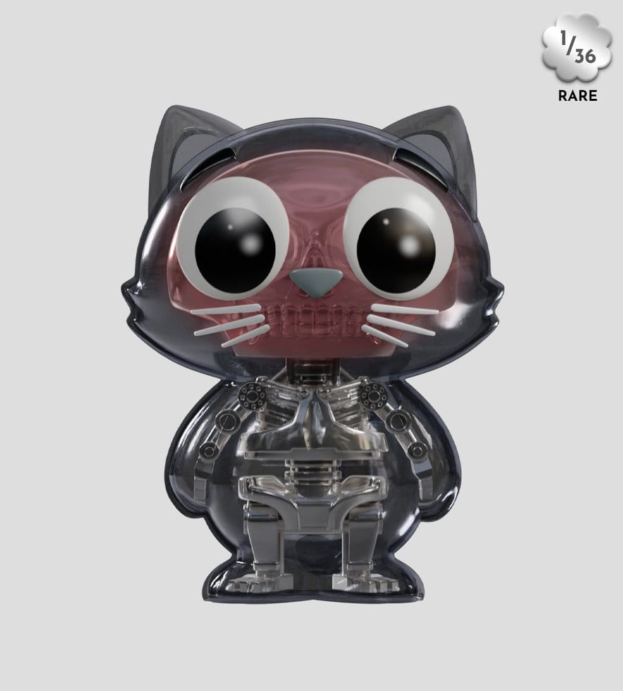 Catscans Mini Figures S2 Bare Bones 6 cm Blind Box Display (6)