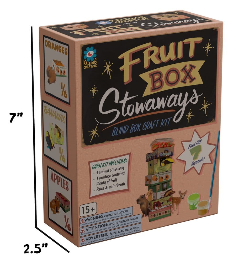 Fruit Box Stowaways DIY Craft Kit Blind Box Display (6)