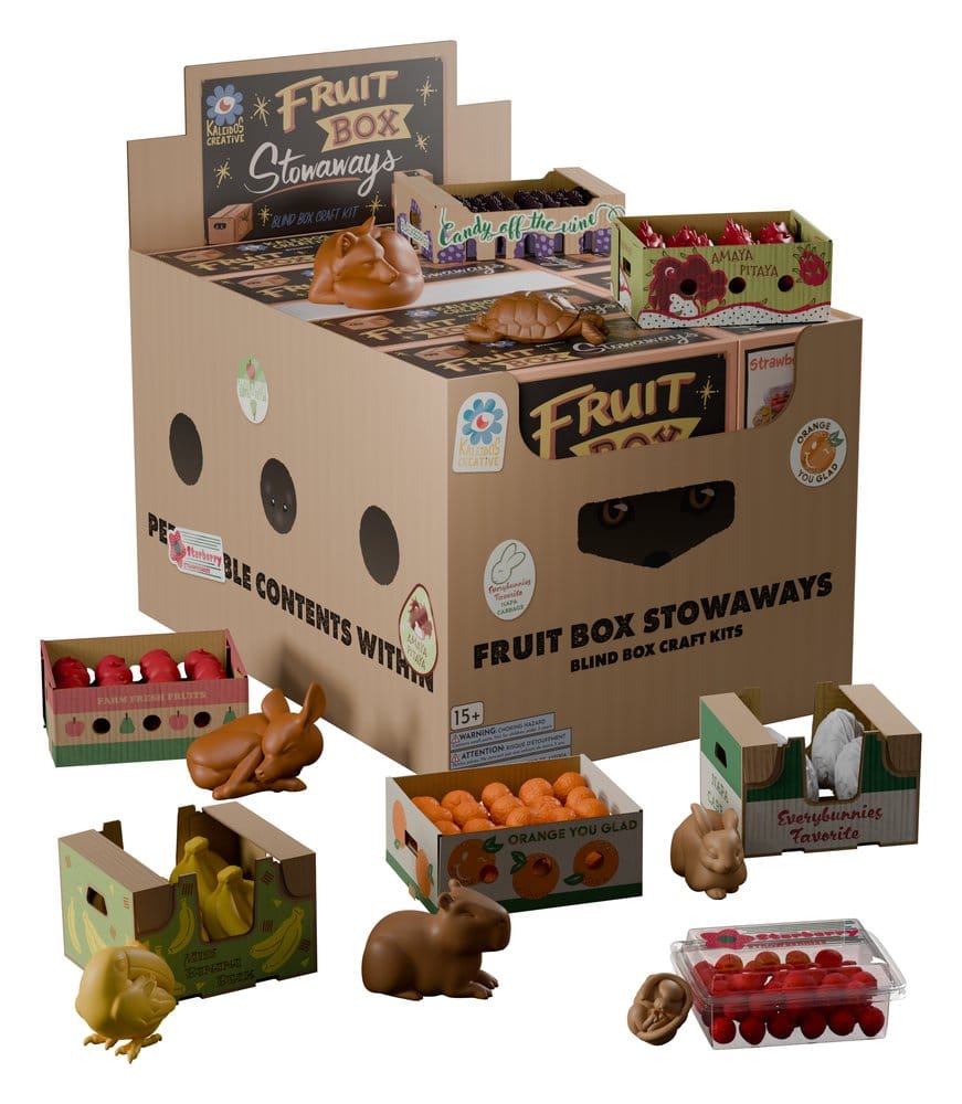 Fruit Box Stowaways DIY Craft Kit Blind Box Display (6)