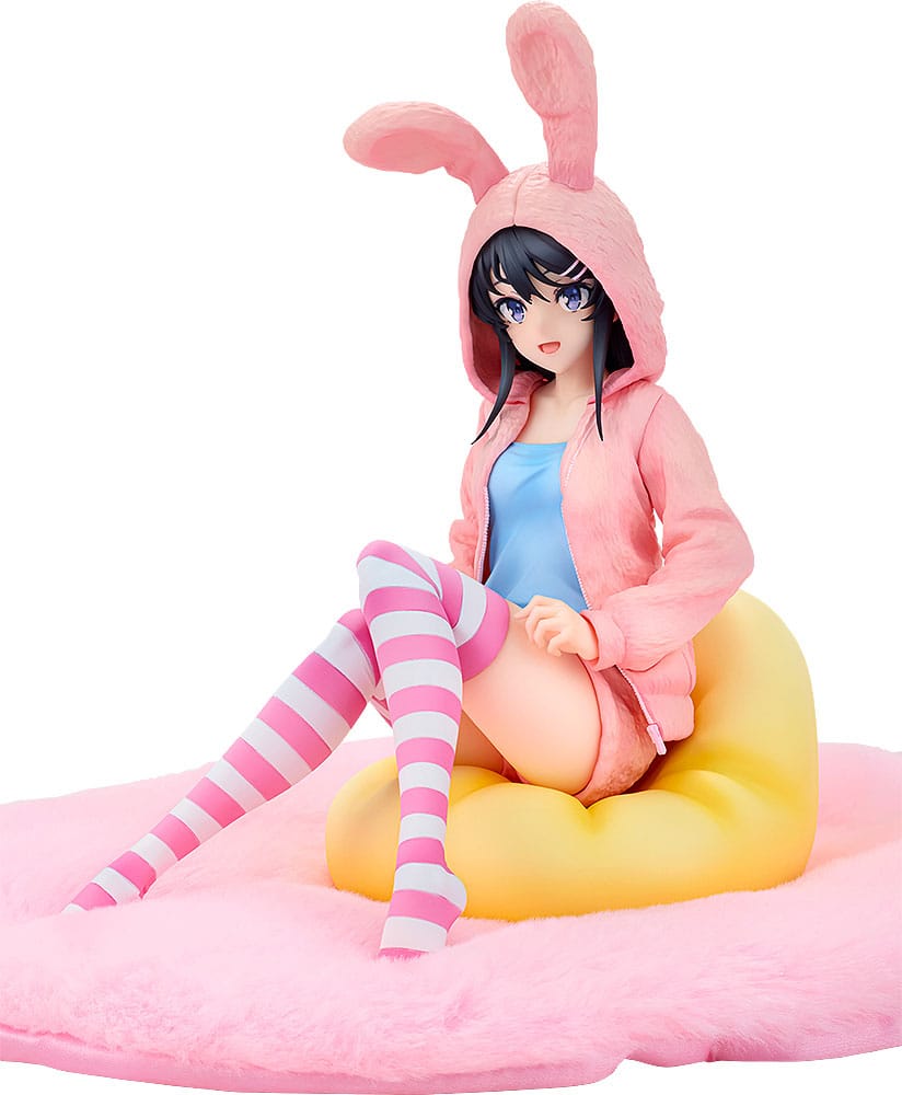 Rascal Does Not Dream of a Knapsack Kid PVC Statue 1/7 Mai Sakurajima Hoodie Look Rabbit Ears Ver. 18 cm