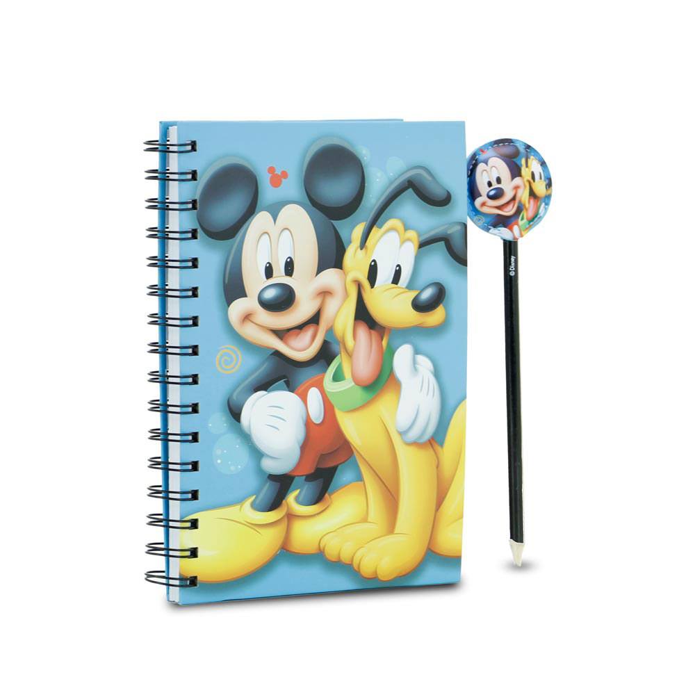 Disney Notebook with Pen Mickey & Pluto - Damaged packaging