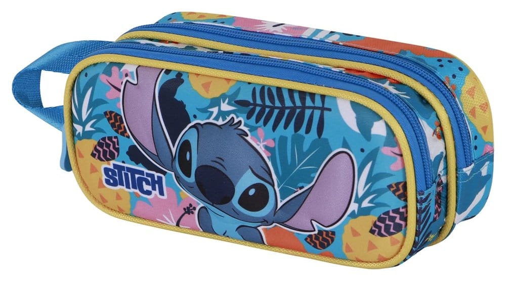 Lilo & Stitch 3D Double Pencil case Colors Turquoise