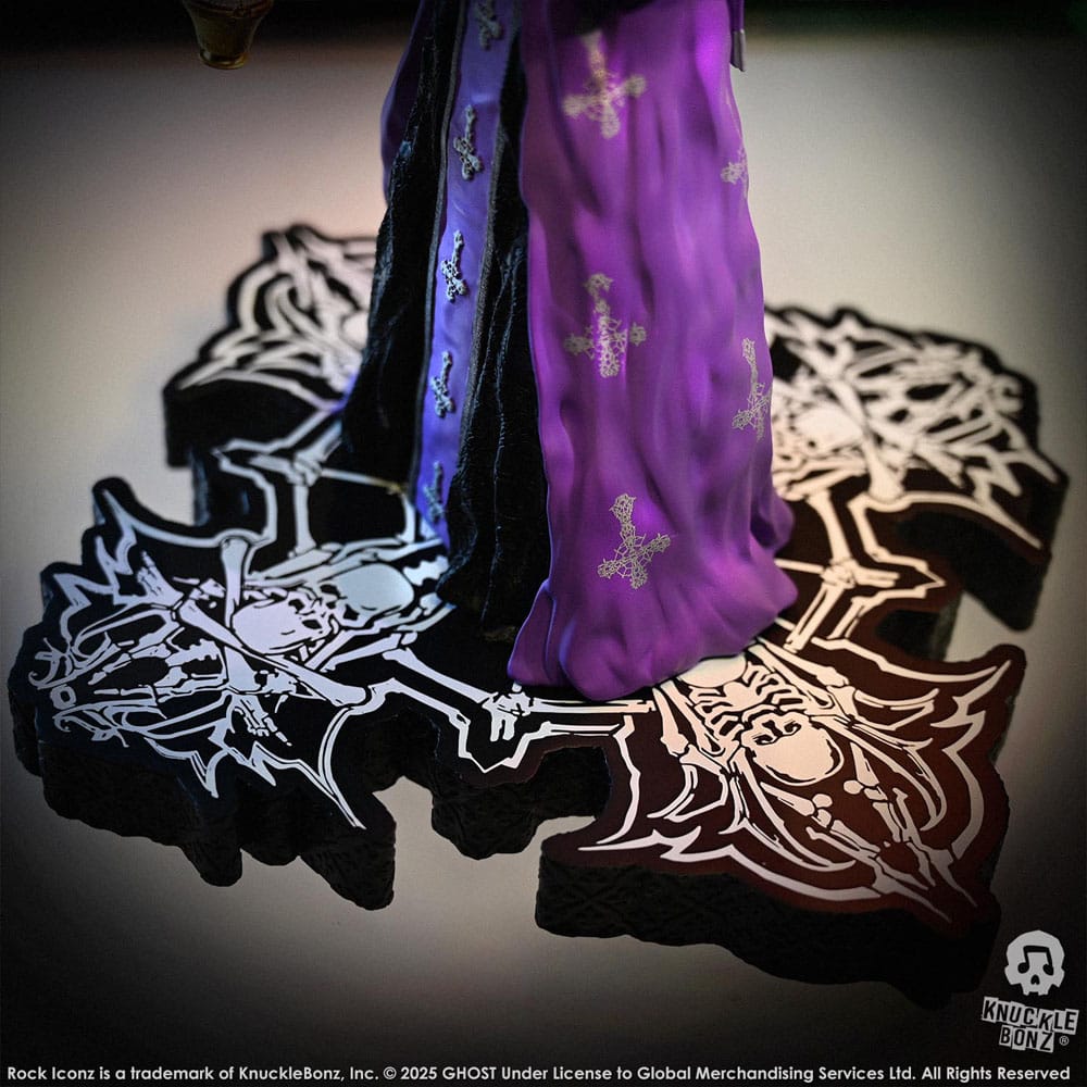 Ghost Rock Iconz Statue Papa V Perpetua Purple Robes 22 cm