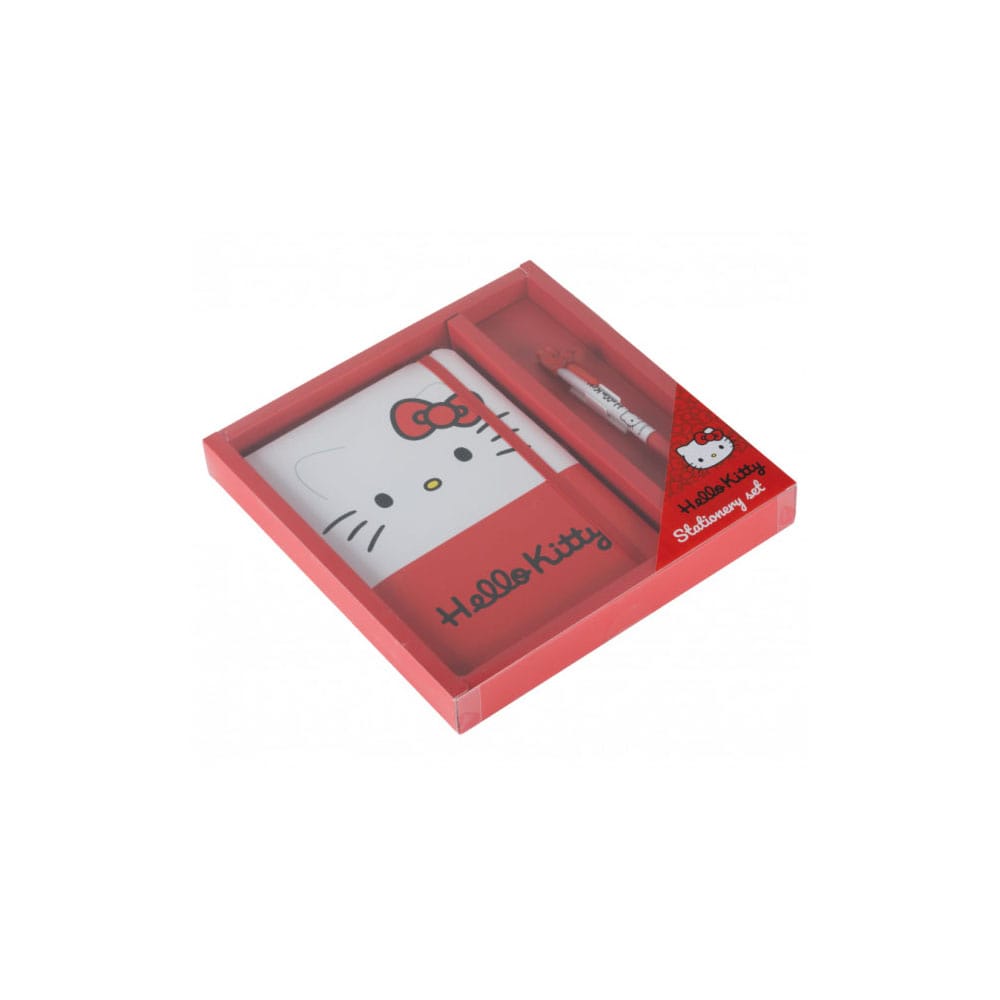 Sanrio Notesbog med Pen Gaveæske Hello Kitty