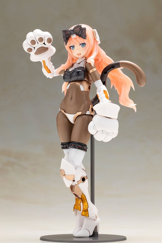 Frame Arms Girl Plastic Model Kit Durga I Cat Armor Ver. Calico 16 cm