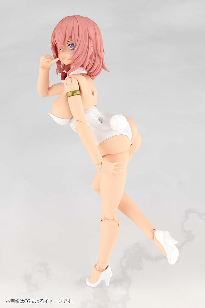 Frame Arms Girl Plastic Model Kit Durga I Bunny Style White 18 cm