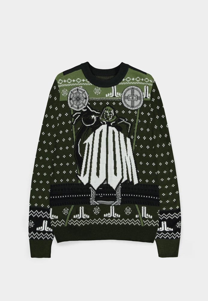 Marvel Christmas Sweater Avengers: Doomsday - Dr. Doom Size L