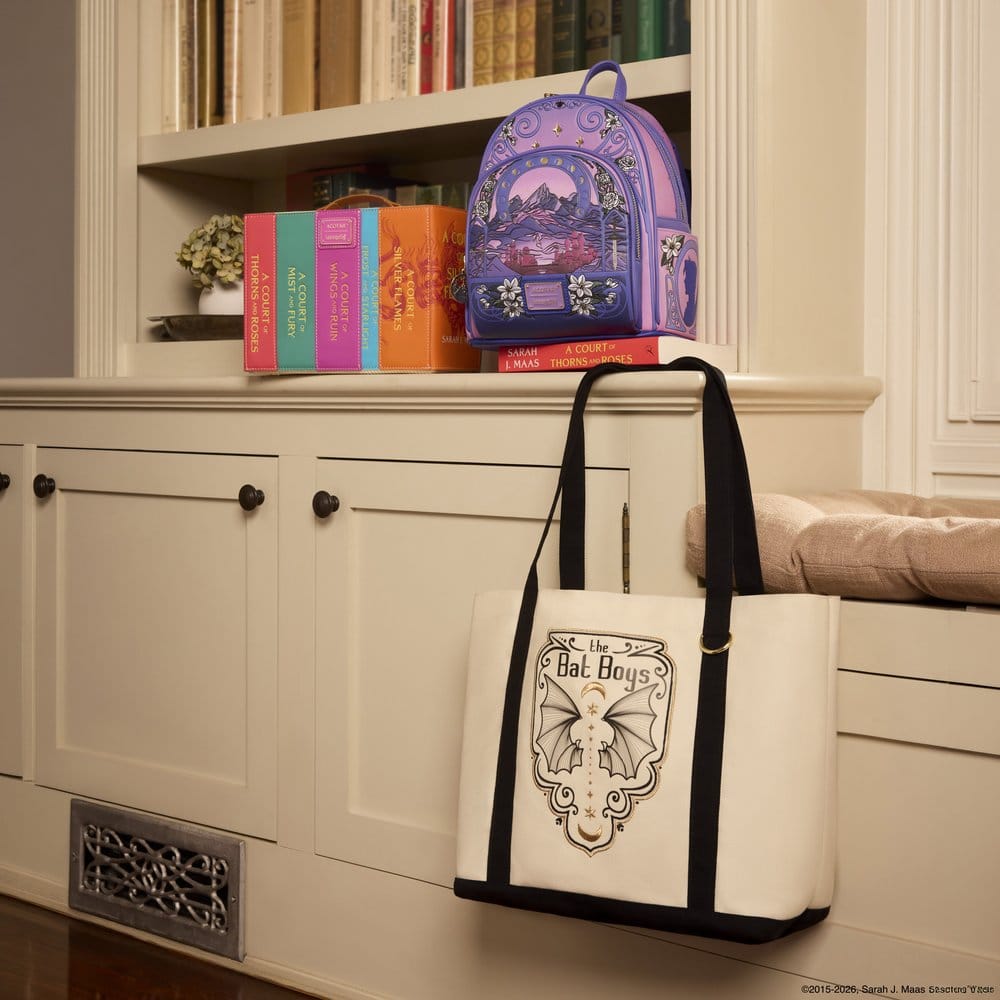 A Court of Thorns and Roses by Loungefly Tote Bag The Bat Boys
