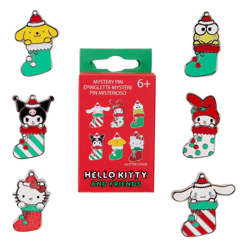 Hello Kitty by Loungefly Enamel Pins Winter Wonderland Blind Box Assortment (12)