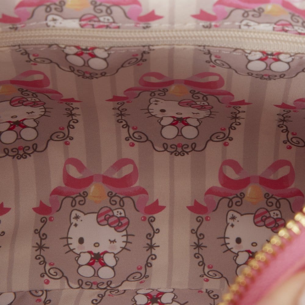 Sanrio by Loungefly Crossbody with Beaded Handle & Bag Charm Hello Kitty Quilted