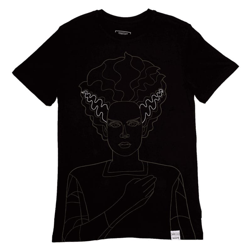 Universal Monsters by Loungefly Tee T-Shirt Unisex Bride of Frankenstein Size M