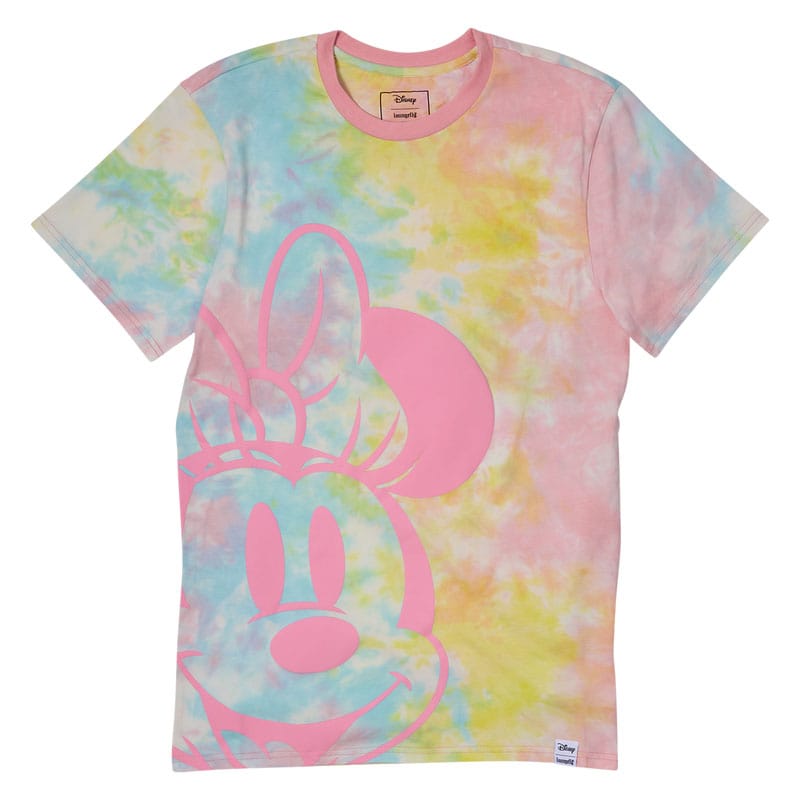 Disney by Loungefly Tee T-Shirt Unisex Minnie Mouse Tie Die Size M