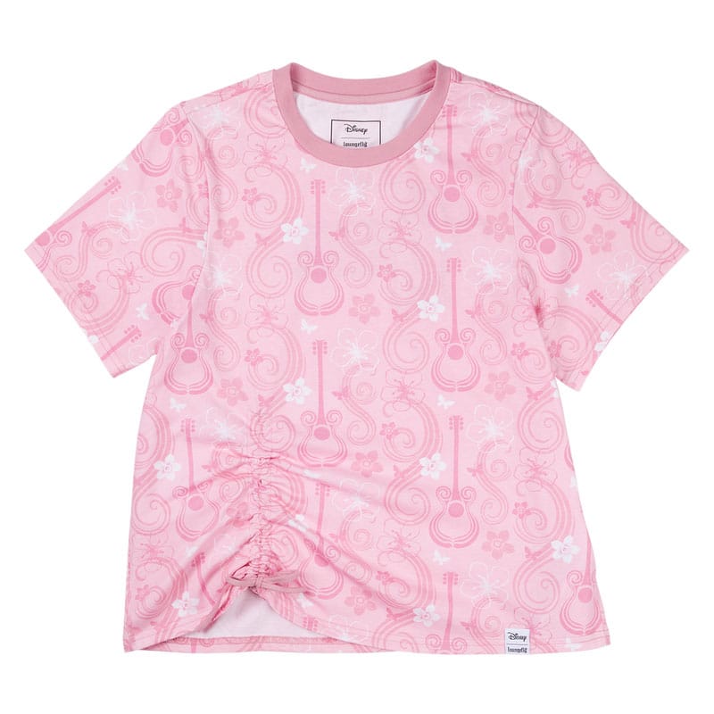 Disney by Loungefly Tee T-Shirt Unisex Hannah Montana Shirred Hem Size S