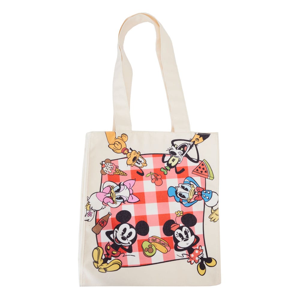 Disney by Loungefly Canvas Tote Bag Mickey and friends Picnic