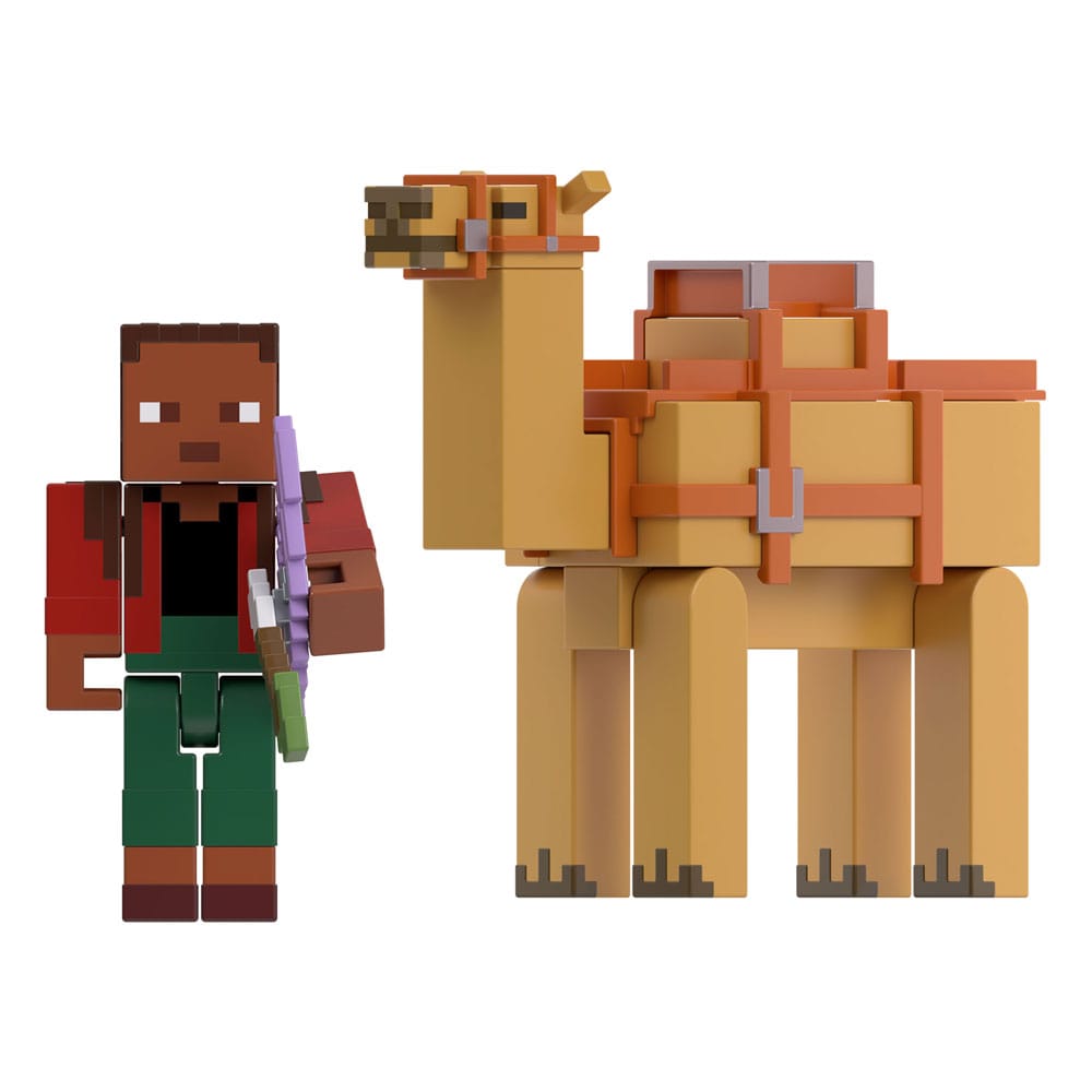 Minecraft Legends Action Figure 2-Pack Alex vs Camel 8 cm