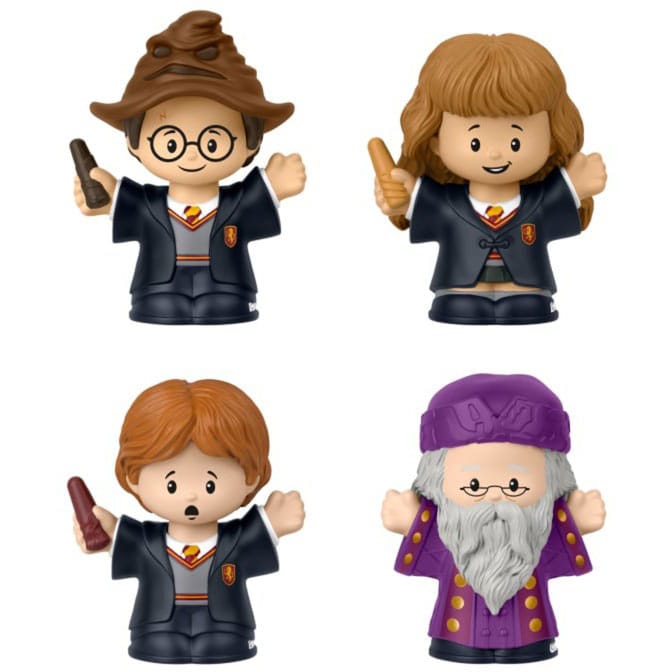 Harry Potter Fisher-Price Little People Collector Mini Figures 4-Pack Philosopher's Stone 6 cm