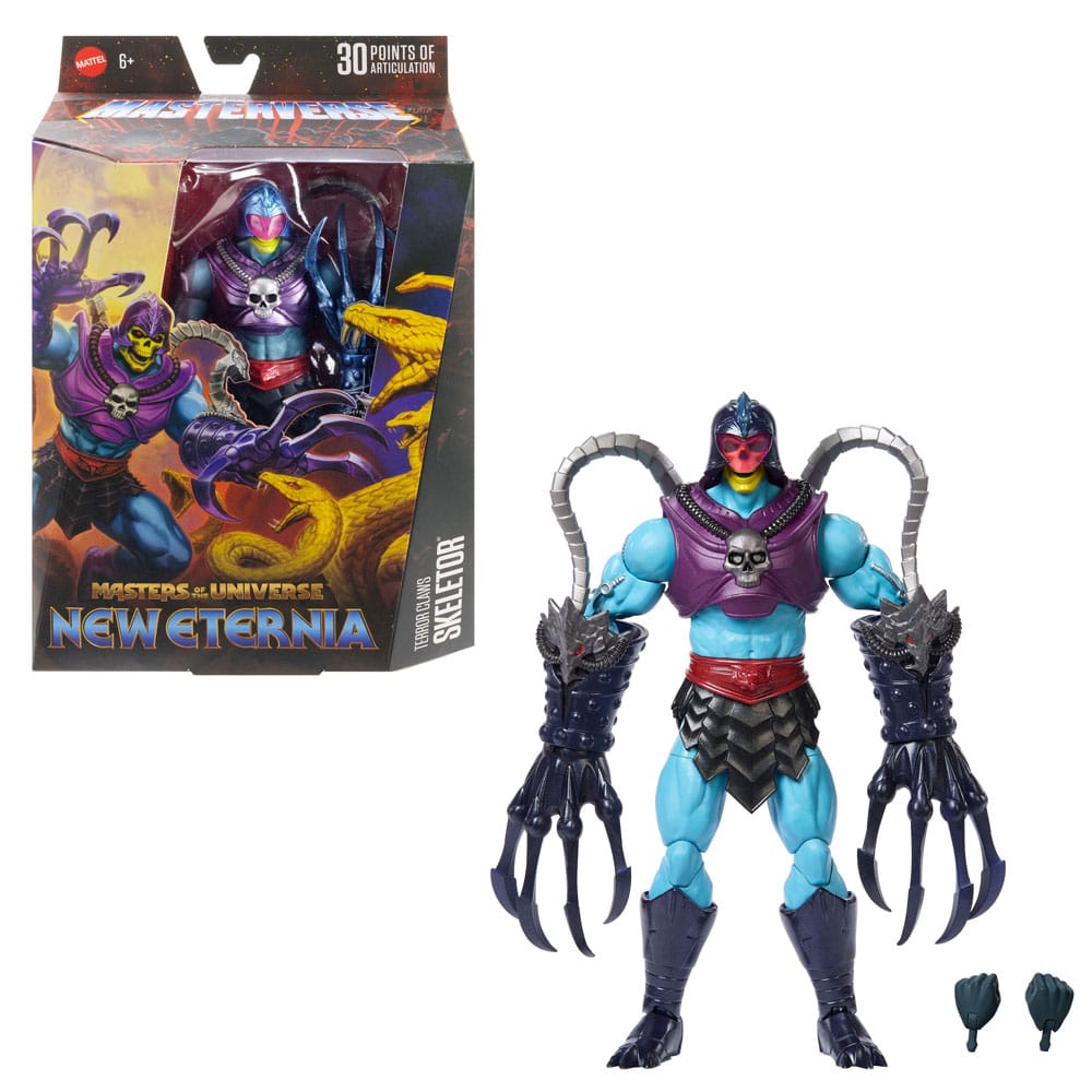 Masters of the Universe Core New Etheria Action Figure Terror Claws Skeletor 18 cm