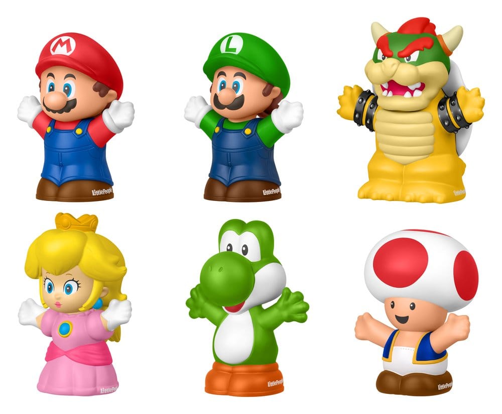 My Mario Little People Collector Mini Figure 6-Pack 7 cm